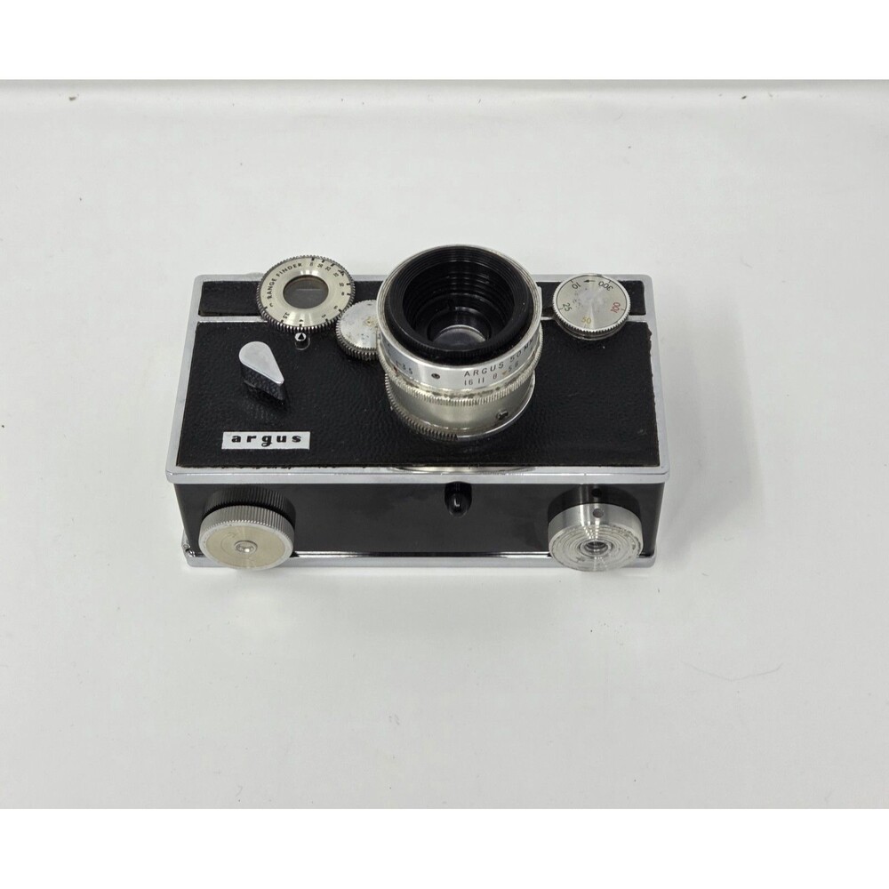 Argus C3 "The Brick" 35mm Rangefinder Camera Coated Cintar Lens Case Manual - Picture 5 of 16